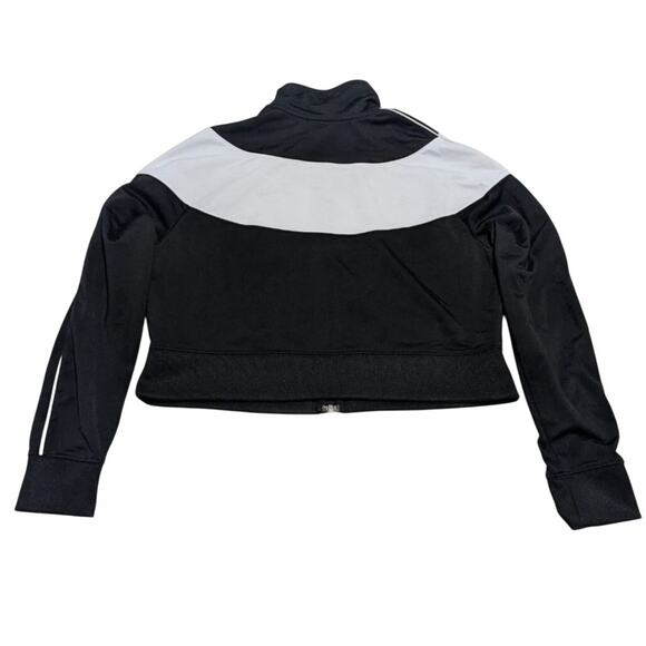 Black & White Nike Women's Windrunner Crop Jacket Size L - Picture 6 of 6